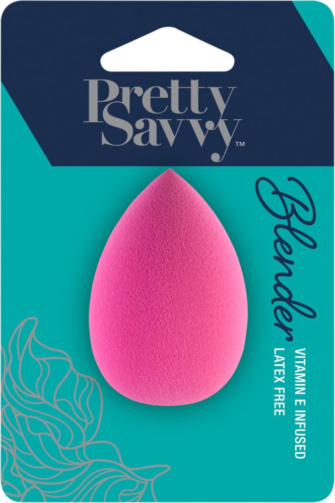 slide 2 of 2, Pretty Savvy Teardrop Beauty Blending Sponge, 1 ct