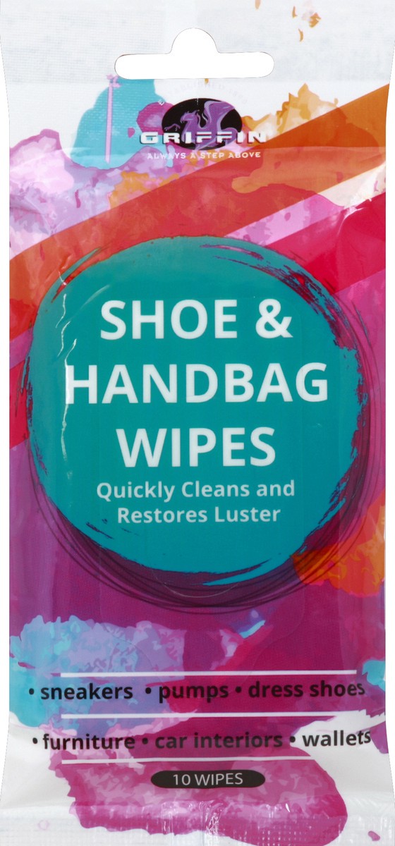 slide 2 of 2, Griffin Bros. Wipes, Shoe & Handbag, 10 ct