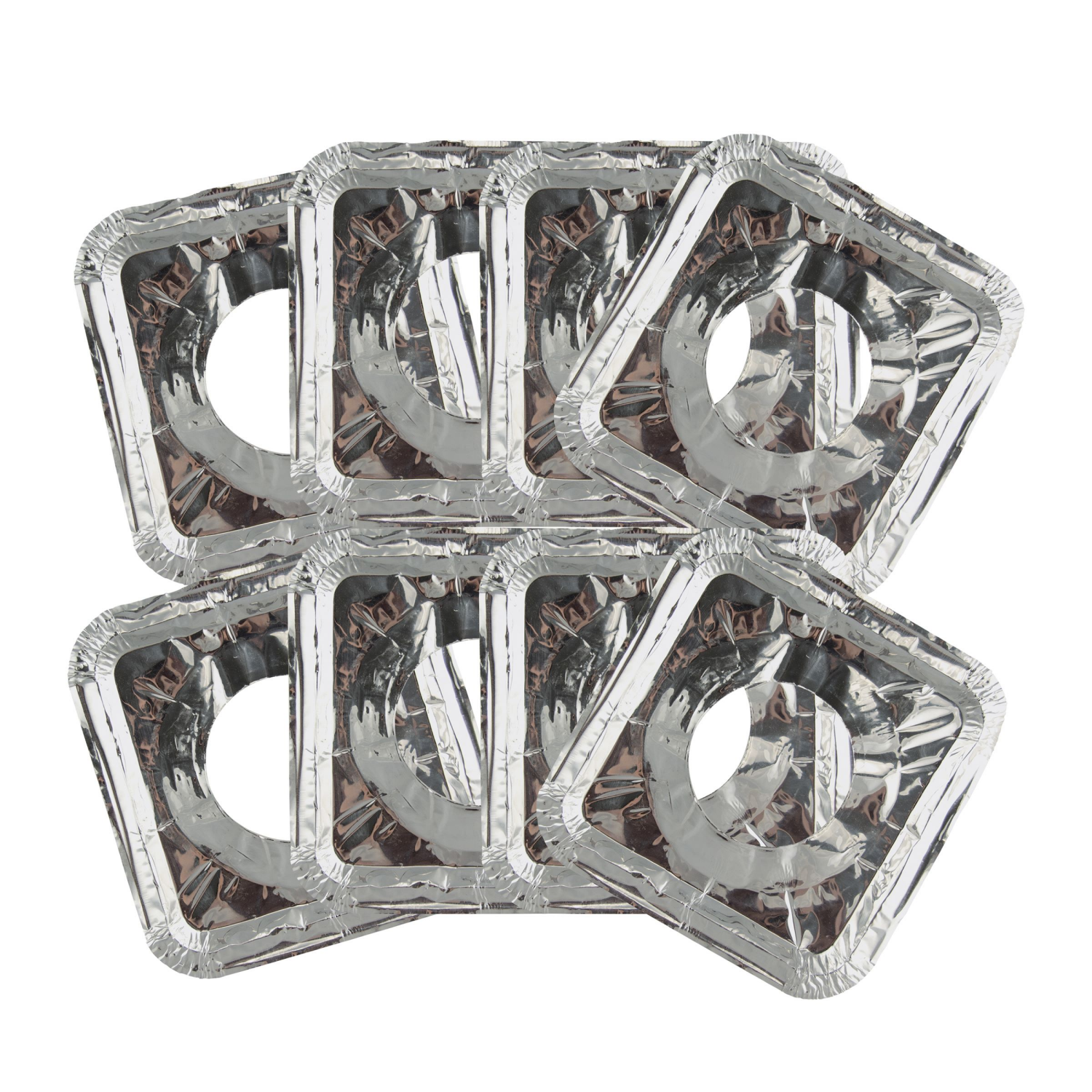slide 2 of 2, Range Kleen Square Foil Liners Gas Stovetop 8 pack, 8 ct