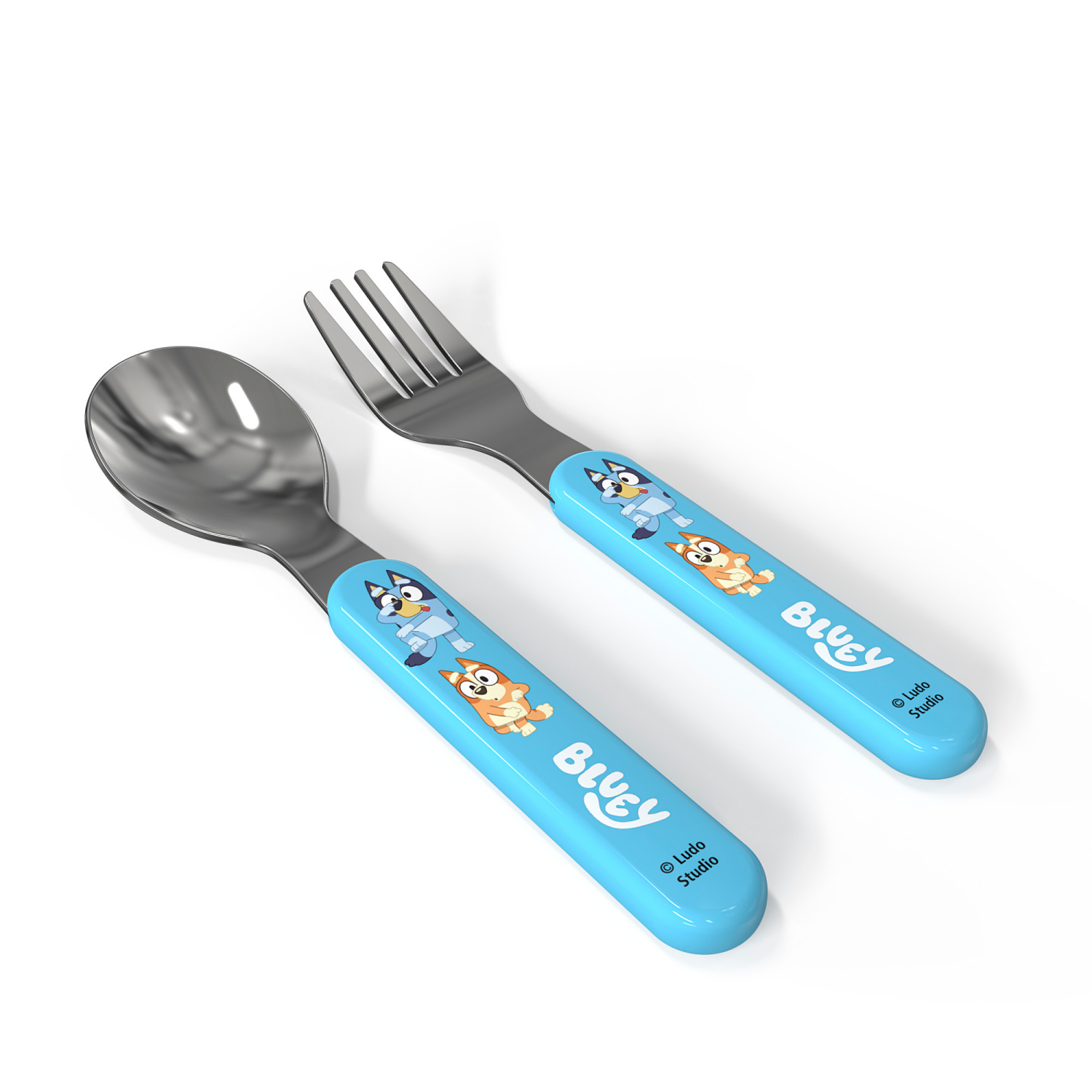 slide 2 of 2, Zak! Designs Bluey Flatware Set 2 Each 1 ea, 1 ct