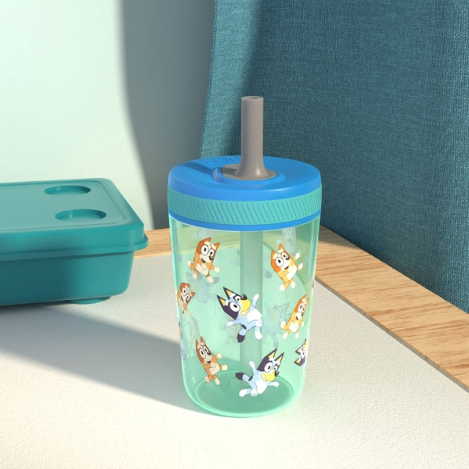 slide 1 of 1, Zak! Designs Everyday Smiles 15 oz Leak-Proof Bluey PP Kelso Tumbler 1 Each, 15 oz