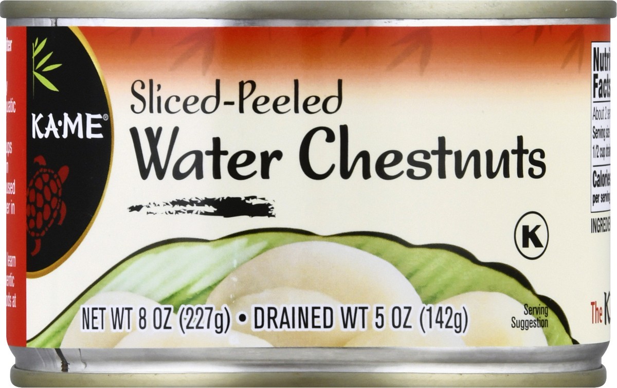slide 6 of 9, Ka-Me Sliced Water Chestnut, 8 oz