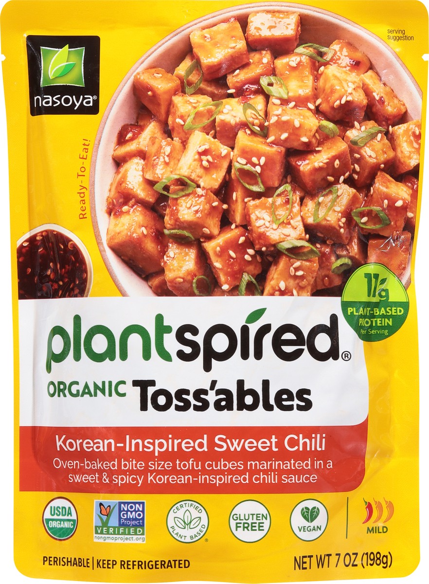 slide 6 of 9, Nasoya Toss'ables, Organic, Korean-Inspired Sweet Chili, 7 oz