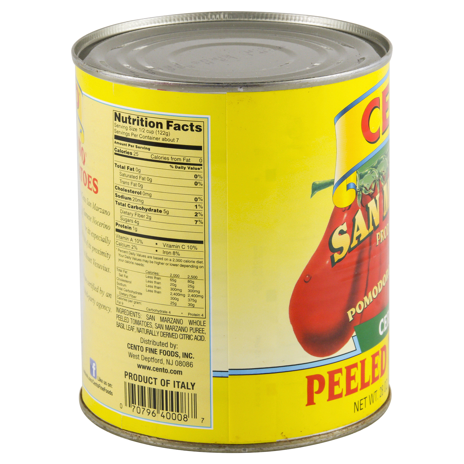 slide 2 of 3, Cento Plant Based San Marazano Tomato, 28 oz