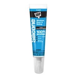 DAP Kitchen & Bath 100% Silicone Rubber Sealant - Clear