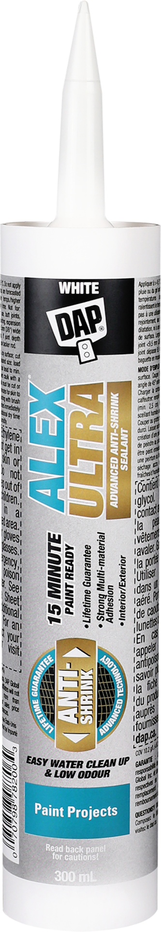 slide 1 of 1, DAP Alex Ultra White, 10 oz