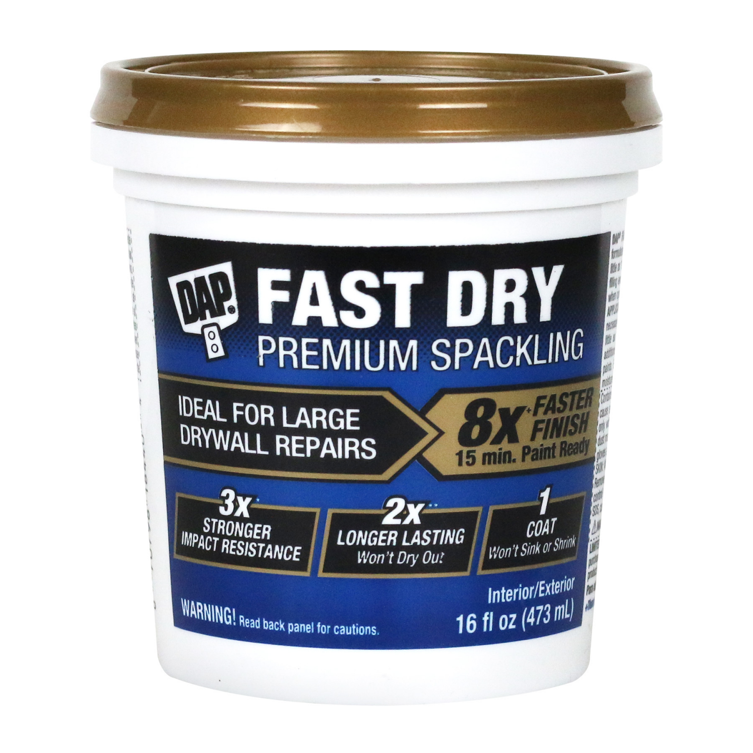 slide 1 of 1, DAP Fast Dry Premium Spackling PT, 1 ct