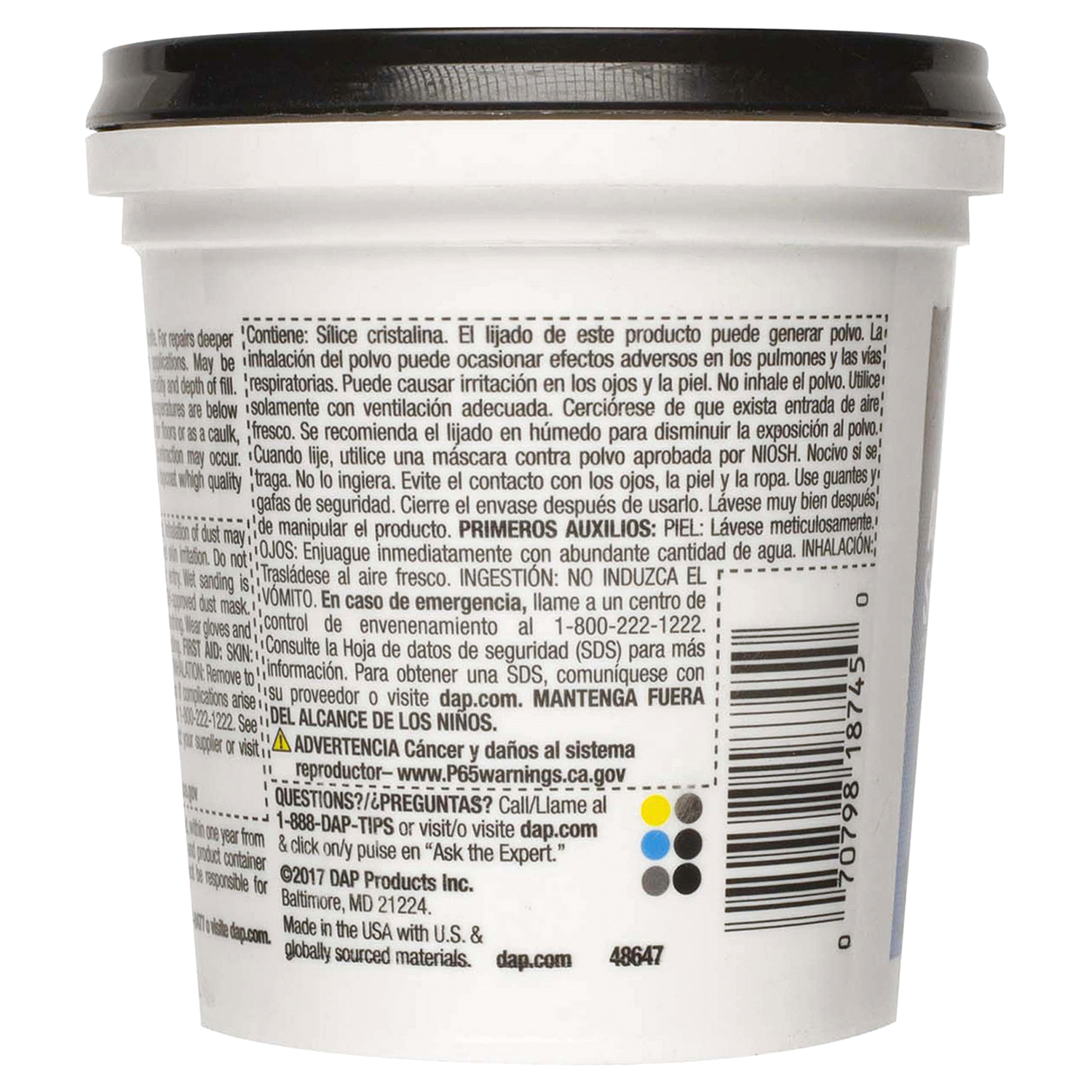 slide 2 of 2, DAP ALEX PLUS Spackling - White, 1 pint