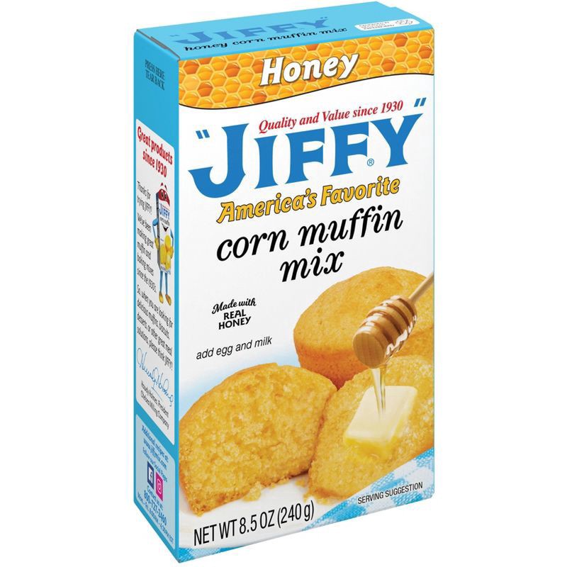 slide 1 of 8, Jiffy Honey Corn Muffin Mix 8.5 oz, 8.5 oz