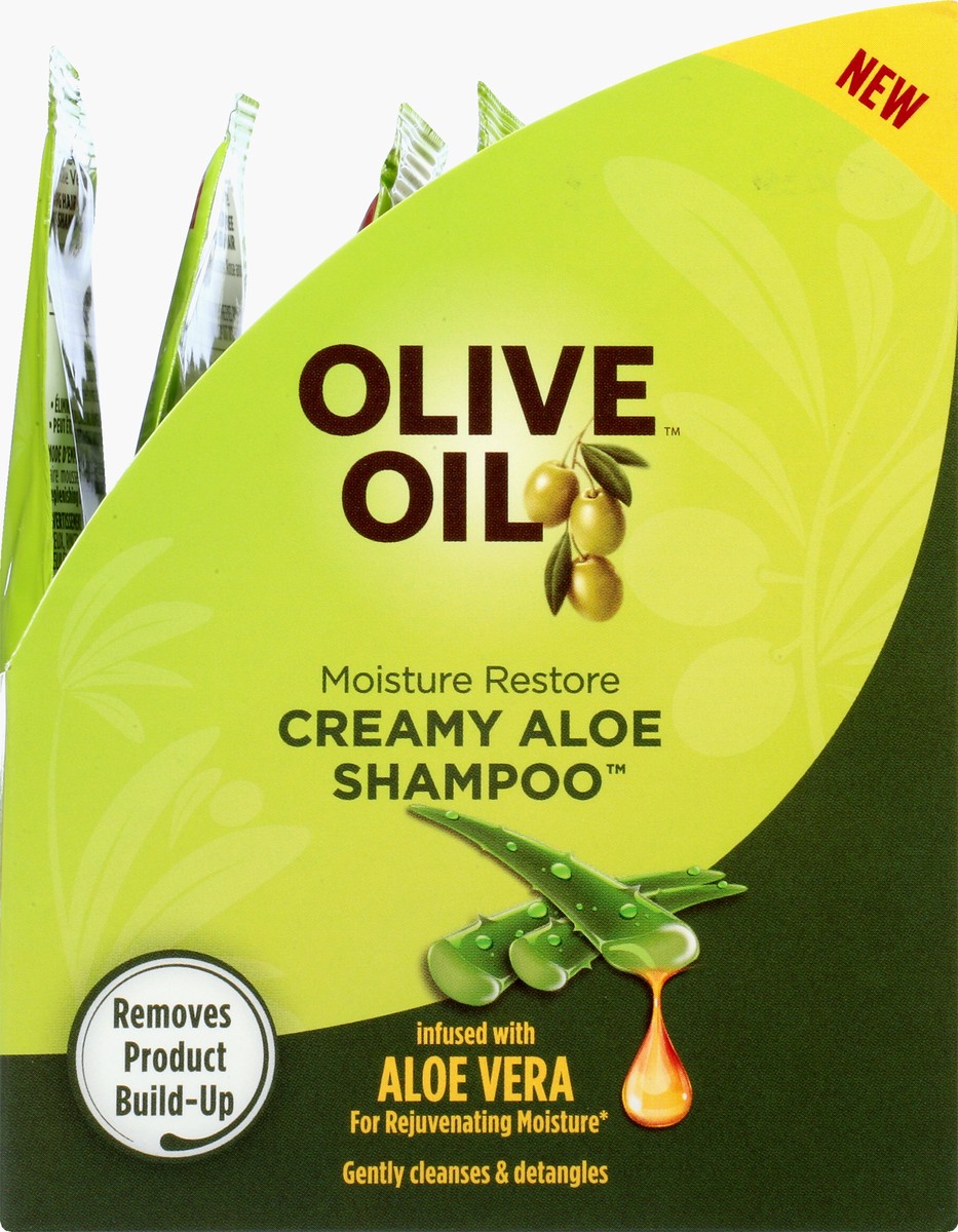 slide 9 of 11, Ors Olive Oil Aloe Shampoo Packet, 1.75 oz