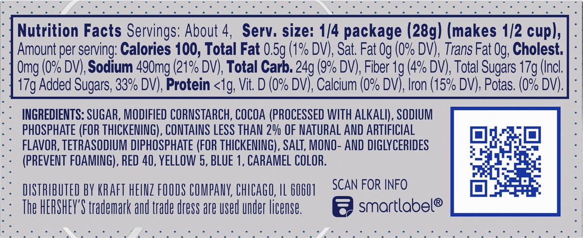 slide 6 of 9, York Dark Chocolate Peppermint Instant Pudding & Pie Filling Mix, 3.95 oz Box, 3.95 oz