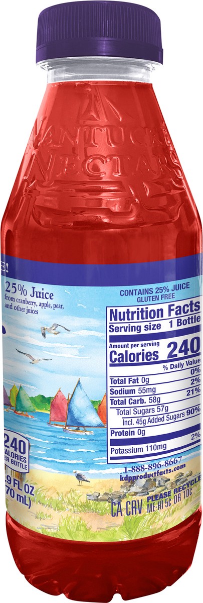 slide 6 of 12, Nantucket Nectars Cranber - 15.9 fl oz, 15.9 fl oz