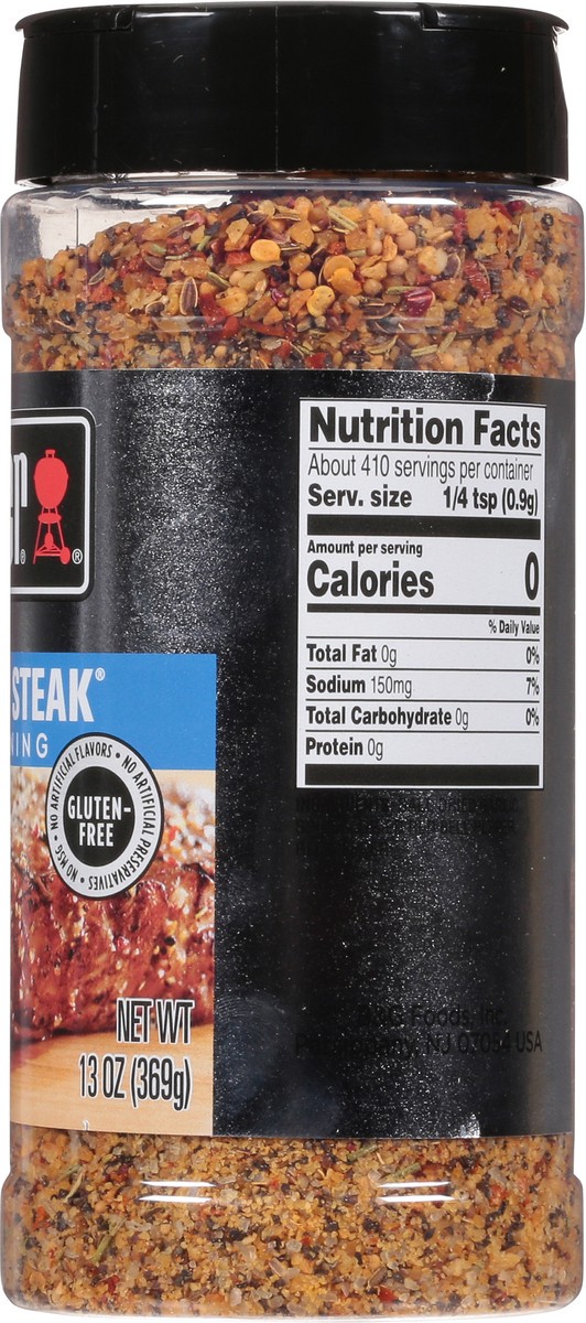slide 7 of 12, Weber Chicago Steak Seasoning 13 oz, 13 oz