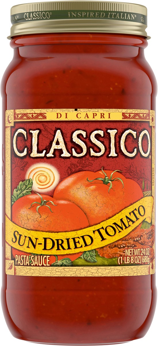 slide 3 of 13, Classico Sun-Dried Tomato Pasta Sauce 24 oz. Jar, 24 oz