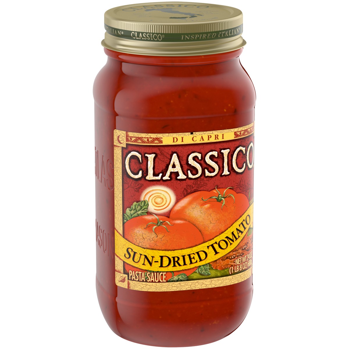 slide 12 of 13, Classico Sun-Dried Tomato Pasta Sauce 24 oz. Jar, 24 oz