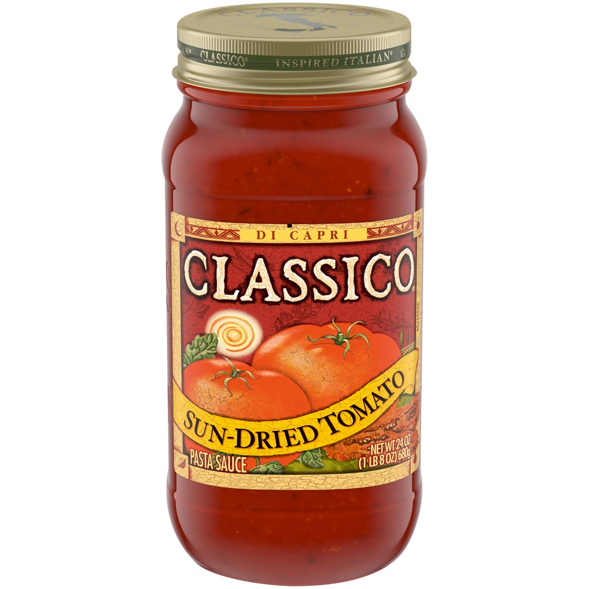 slide 1 of 13, Classico Sun-Dried Tomato Pasta Sauce 24 oz. Jar, 24 oz