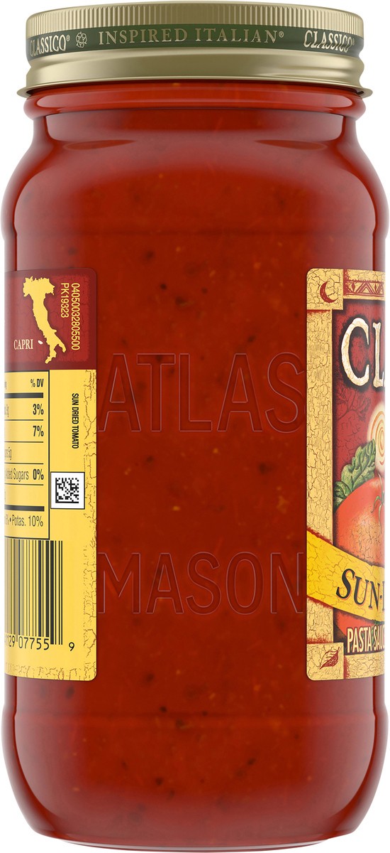 slide 7 of 13, Classico Sun-Dried Tomato Pasta Sauce 24 oz. Jar, 24 oz