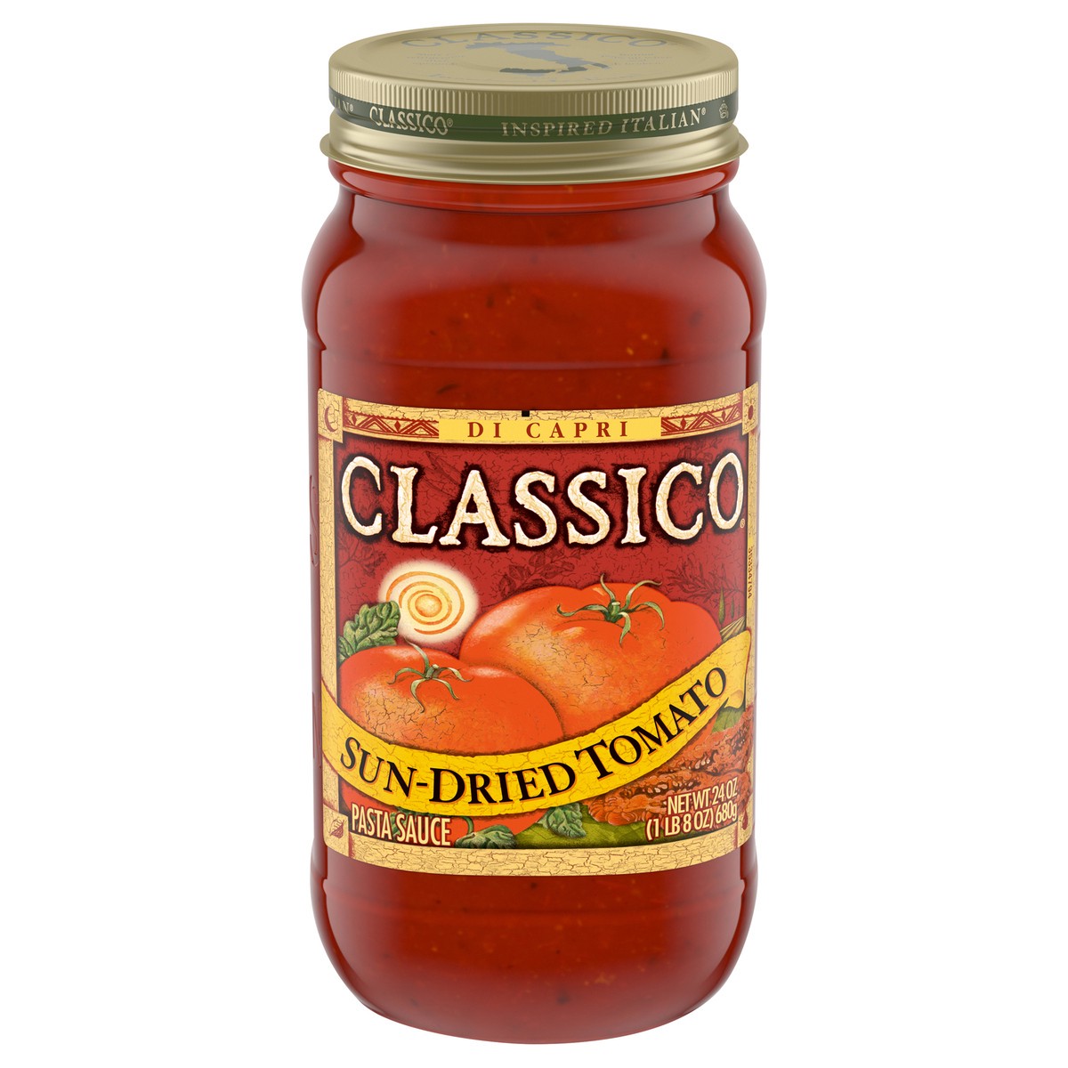 slide 9 of 13, Classico Sun-Dried Tomato Pasta Sauce 24 oz. Jar, 24 oz