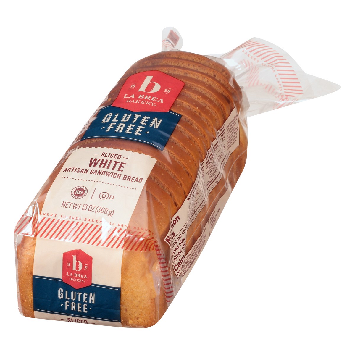 slide 6 of 13, La Brea Bakery Gluten Free Sliced White Artisan Sandwich Bread 13 oz, 13 oz