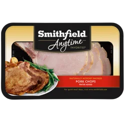 Smithfield Anytime Favorites Naturally Hickory Smoked Pork Chops 1 ea