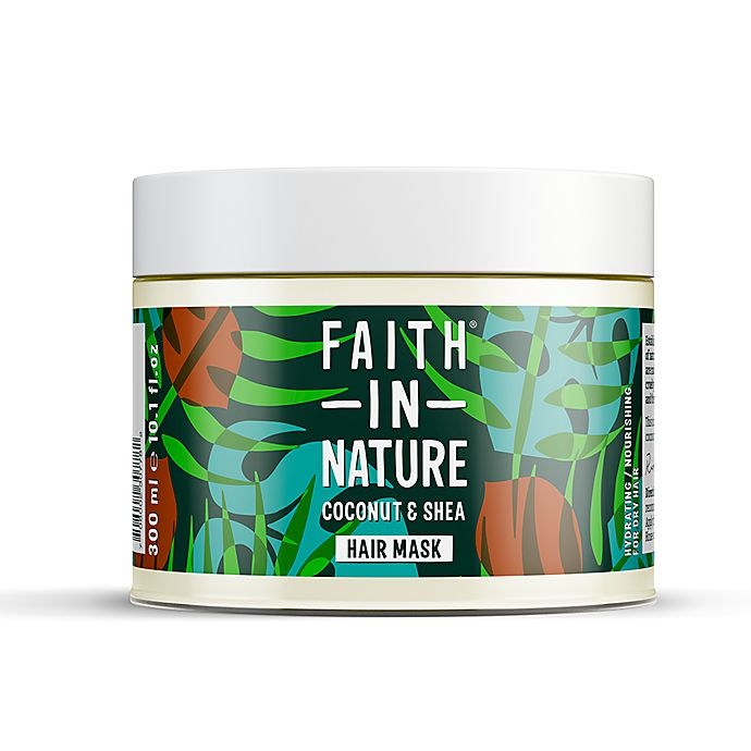 slide 1 of 1, Faith In Nature Coconut & Shea Butter Hydrating Hair Mask, 10 oz