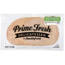 Prime Fresh Delicatessen Smithfield Prime Fresh Pre Sliced Oven Roasted Turkey Breast, 7 oz