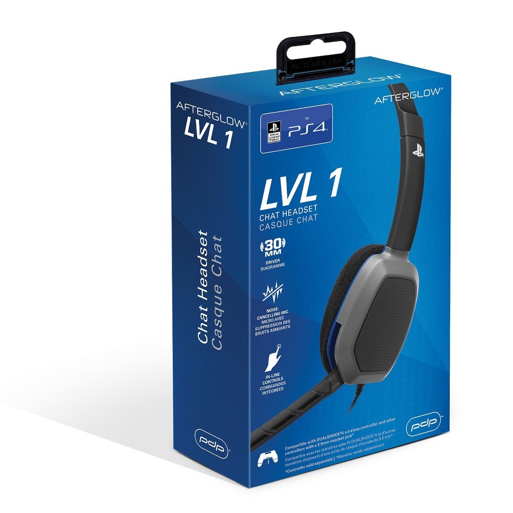 slide 2 of 7, Afterglow Chat Corded Headset - Black PlayStation 4, 1 ct