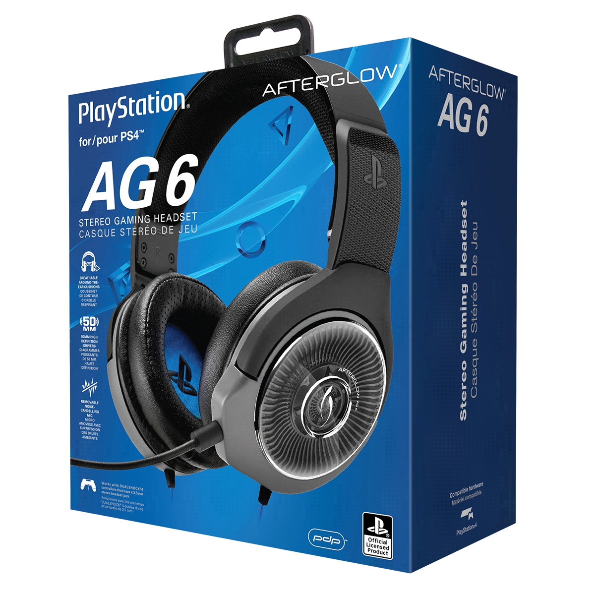 slide 3 of 3, PDP Playstation 4 Afterglow Ag6 Stereo Headset, 1 ct