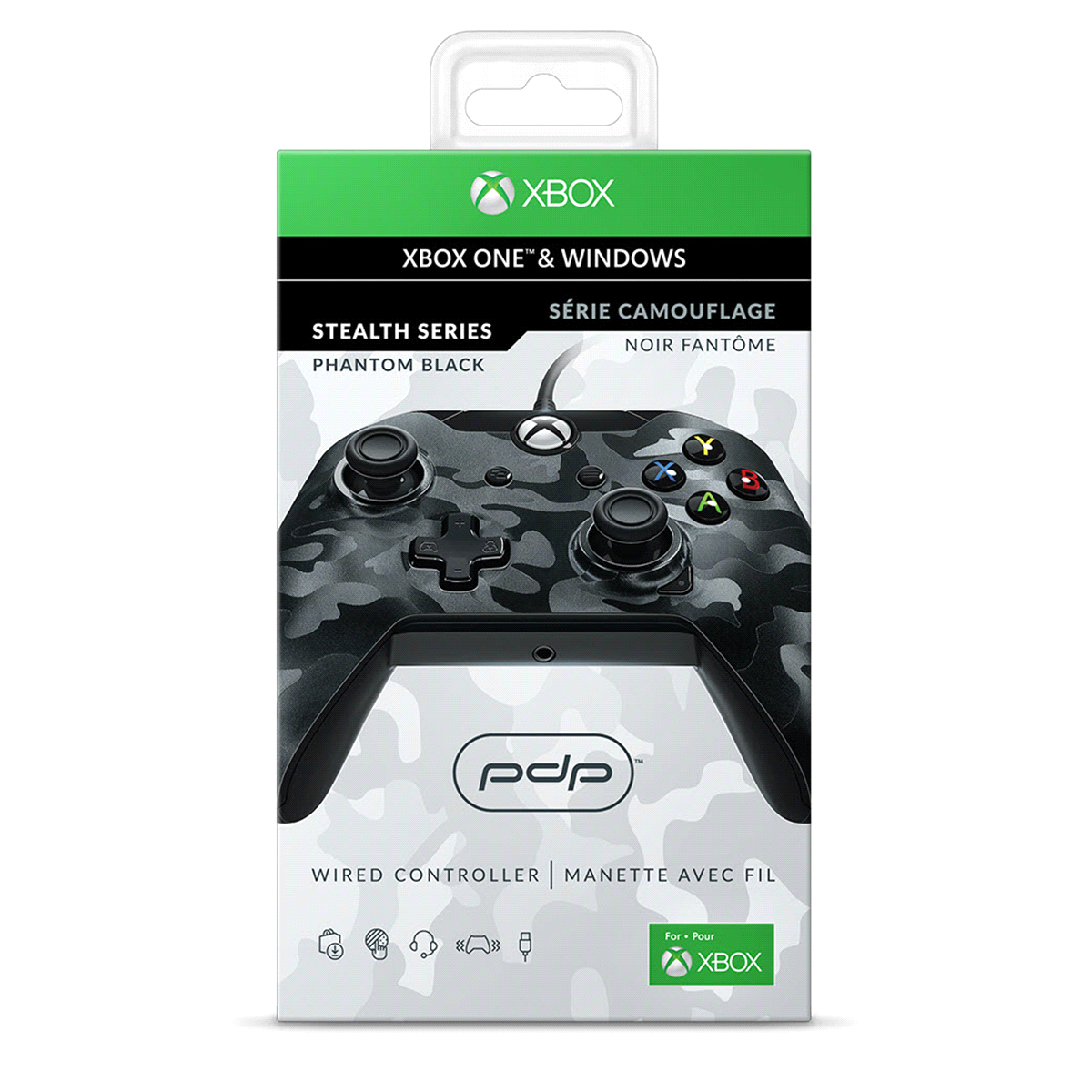 slide 3 of 5, PDP Stealth Series Wired Controller for Xbox One - Phantom Black, 1 ct