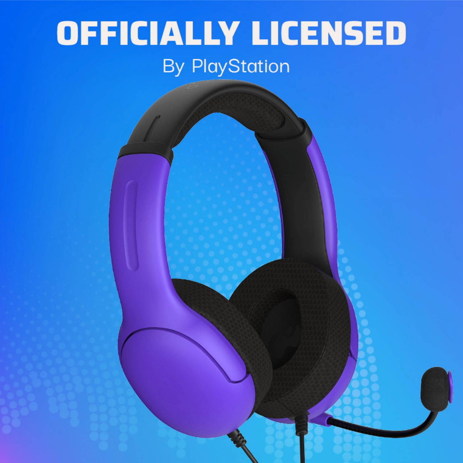 slide 8 of 8, Turtle Beach Airlite Wired Headset (Ultra Violet) for PlayStation 5 & 4, 1 ct