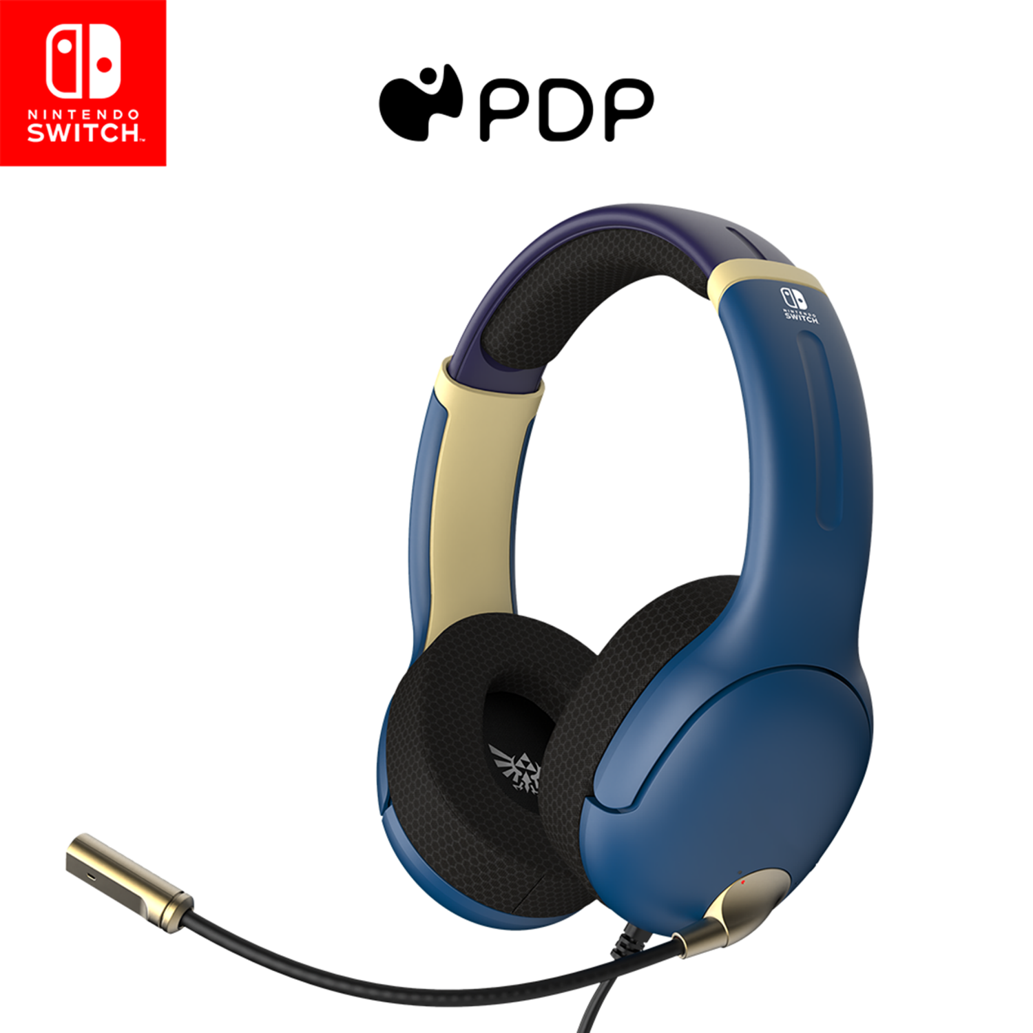 slide 1 of 7, PDP AIRLITE Wired Headset: Brave Blue For Nintendo Switch, Nintendo Switch - OLED Model, & Nintendo Switch Lite, 1 ct