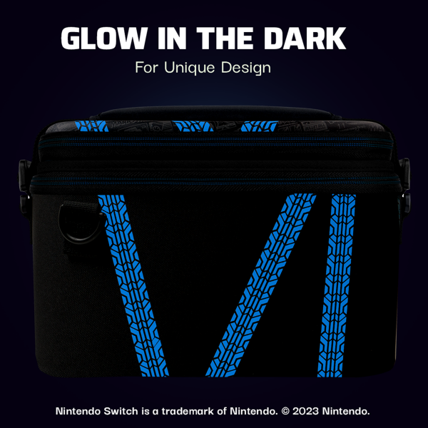 slide 27 of 29, PDP Overnight Case GLOW: Kart Drift For Nintendo Switch, Nintendo Switch Lite, Nintendo Switch - OLED Model, 1 ct
