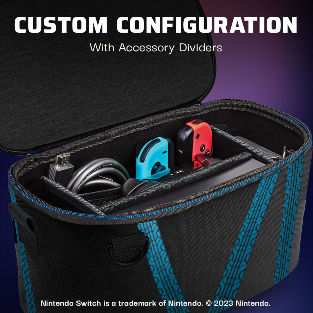 slide 29 of 29, PDP Overnight Case GLOW: Kart Drift For Nintendo Switch, Nintendo Switch Lite, Nintendo Switch - OLED Model, 1 ct