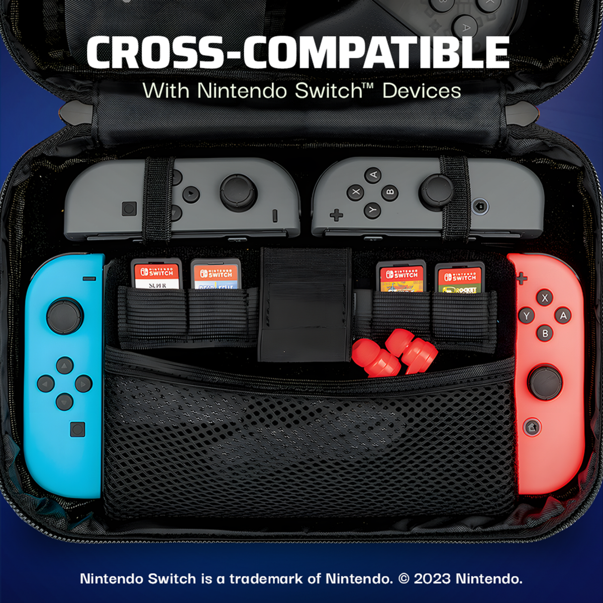 slide 21 of 29, PDP Overnight Case GLOW: Kart Drift For Nintendo Switch, Nintendo Switch Lite, Nintendo Switch - OLED Model, 1 ct