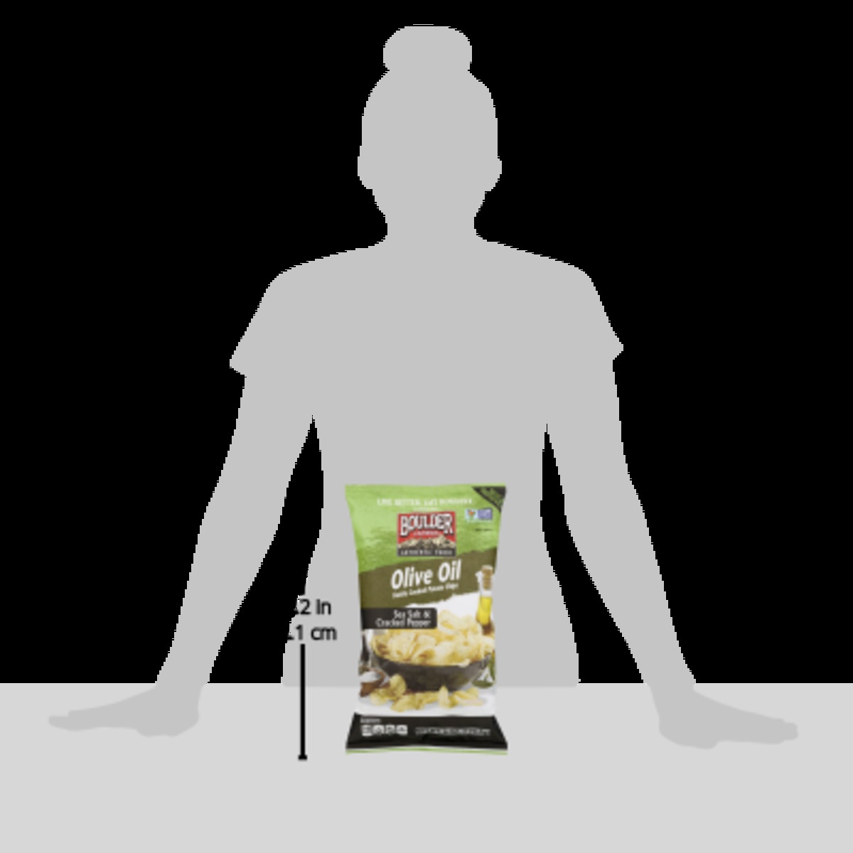 slide 2 of 11, Boulder Canyon Olive Oil Sea Salt Cracked Pepper Chips, 6 oz