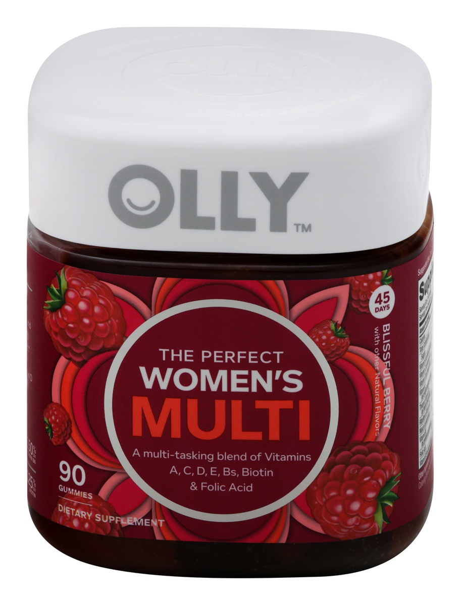 slide 1 of 1, Olly Women's Multivitamin Gummies Berry, 90 ct