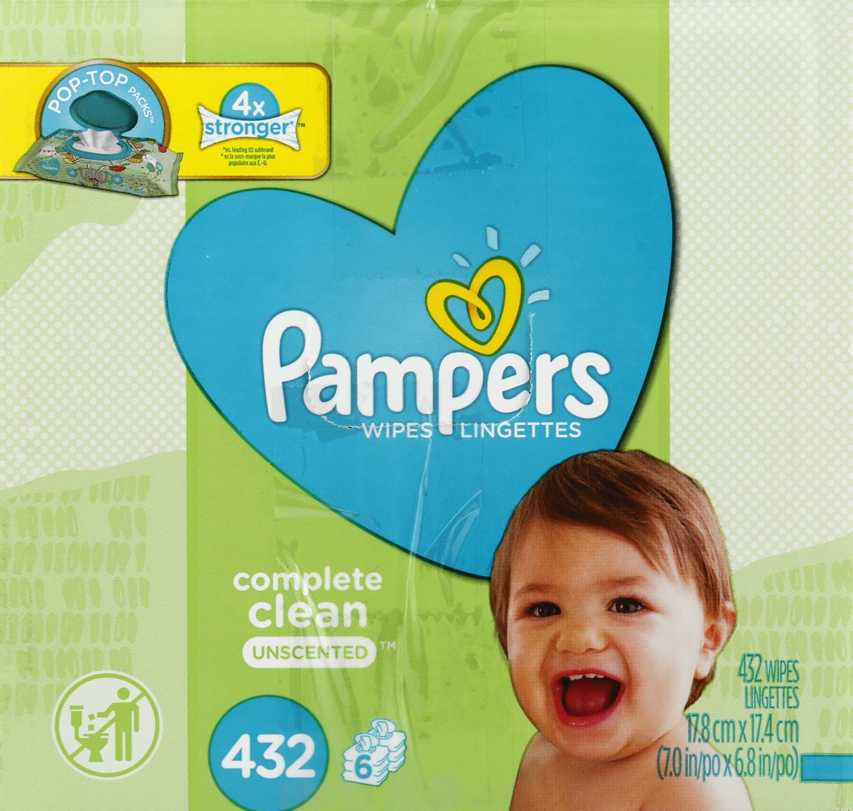 slide 3 of 7, Pampers Wipes , 432 ct