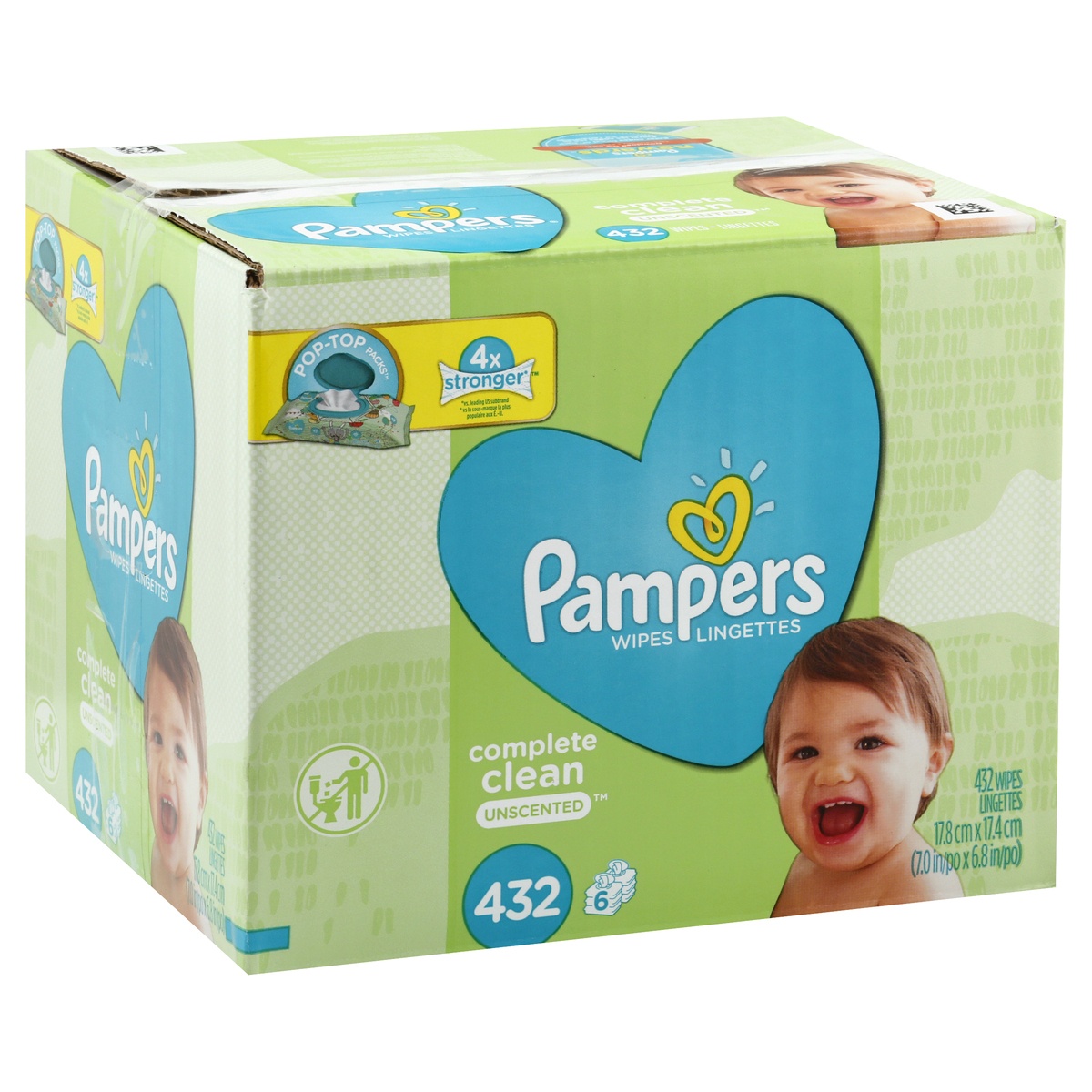 slide 7 of 7, Pampers Wipes , 432 ct