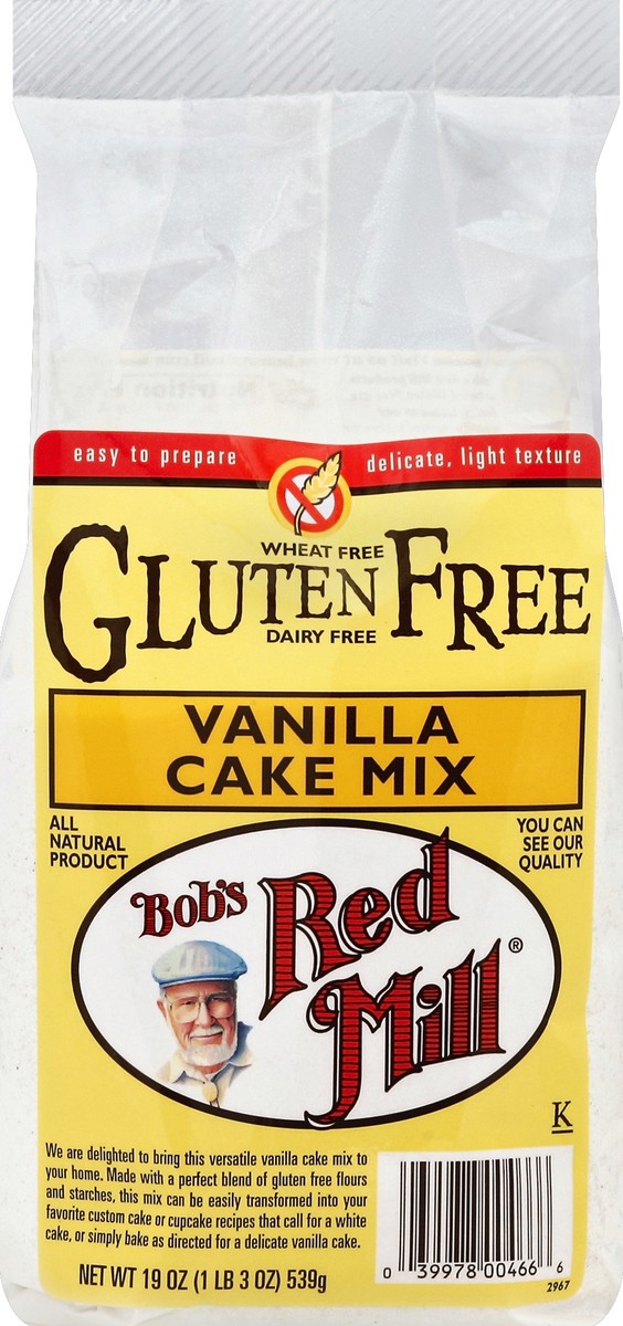 slide 5 of 5, Bob's Red Mill Gluten Free Vanilla Cake Mix, 19 oz