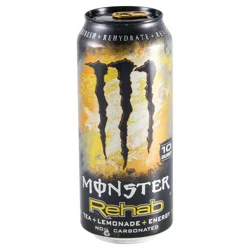 Monster Energy Rehab Lemonade + Iced Tea Energy Drink - 15.5 Fl. Oz.