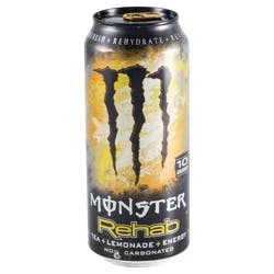 Monster Energy Rehab Lemonade + Iced Tea Energy Drink - 15.5 Fl. Oz.