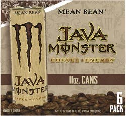Monster Energy Coffee + Energy Mean Bean Energy Drink 6 - 11 fl oz Cans