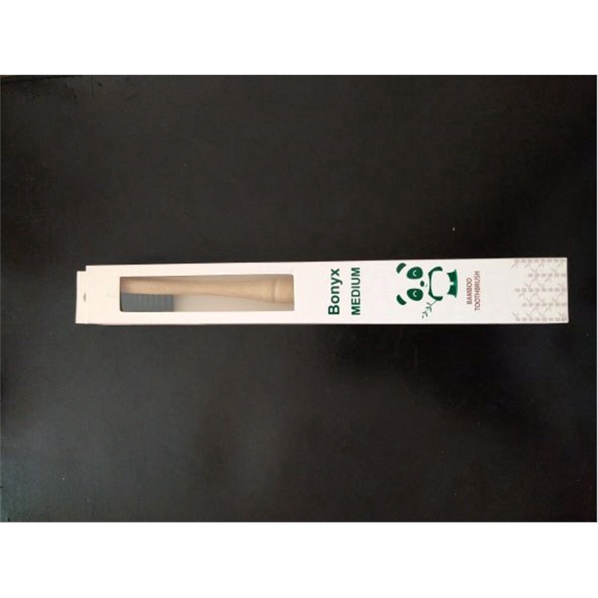 slide 1 of 13, Bamboo Toothbrush Black Bristles, 1 ct