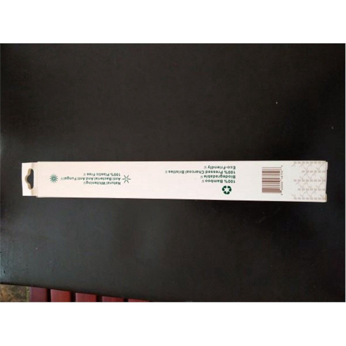 slide 12 of 13, Bamboo Toothbrush Black Bristles, 1 ct