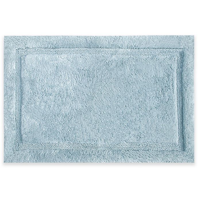 slide 1 of 1, Grund Organics Asheville Bath Rug - Denim Blue, 21 in x 34 in