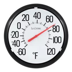 13.25" Analog Thermometer - Black