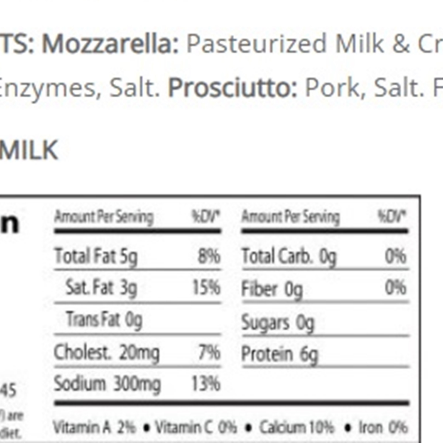 slide 2 of 2, Formaggio Imported Prosciutto Fresh Mozzarella & Fresh Basil Charcuterie Bites 9 ea, 9 ct