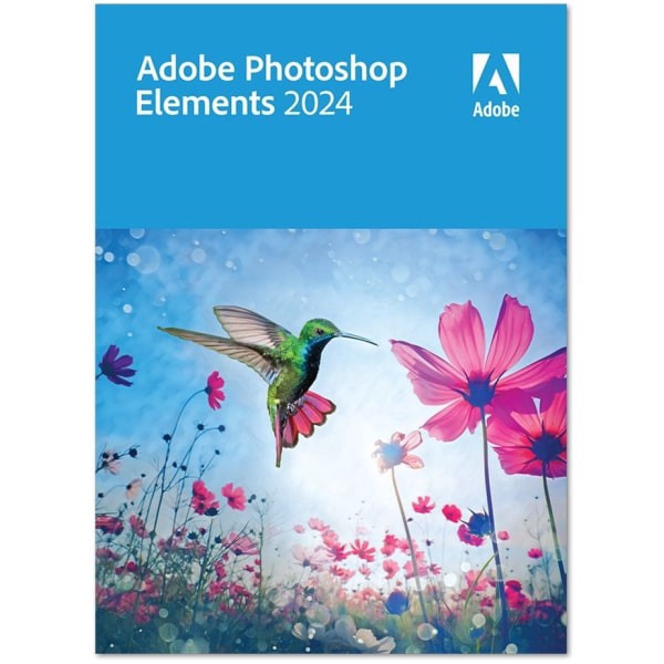 slide 1 of 2, Adobe Photoshop Elements, 2024, 1-Time Purchase, Product Key, 1 ct