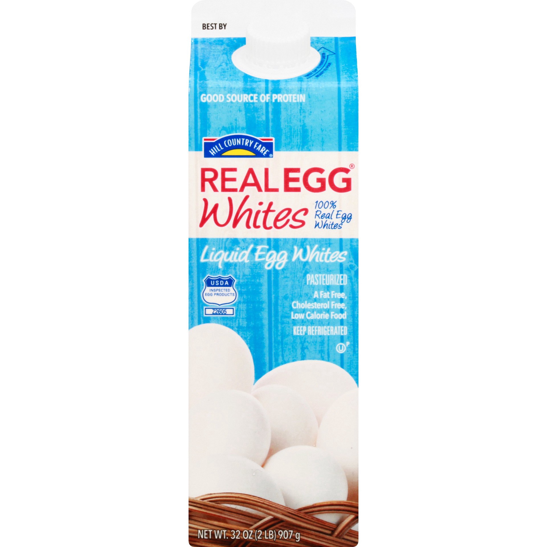 slide 1 of 1, Hill Country Fare Liquid Egg Whites, 32 oz