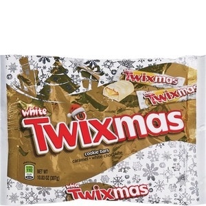 slide 1 of 1, TWIX White Caramel Christmas Minis, 10.8 oz